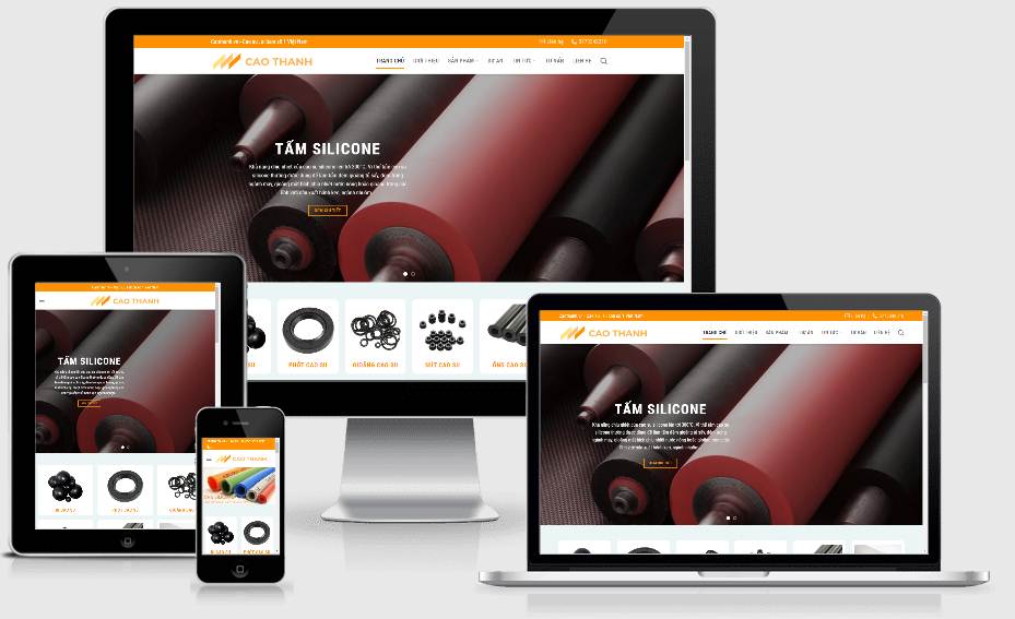 Caothanh.vn – website sản phẩm cao su tấm silicon